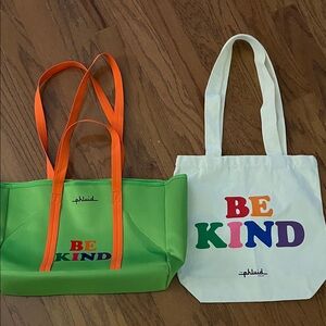 Two phluid 'Be Kind' Tote Bags